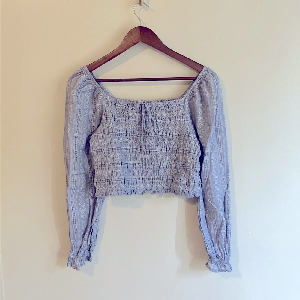 American Eagle Outfitters Cotton Floral Blouse